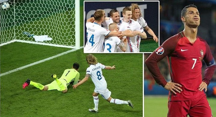 Gol Pembuka Nani Dibalas Bjarnason, Portugal vs Islandia Berakhir 1-1